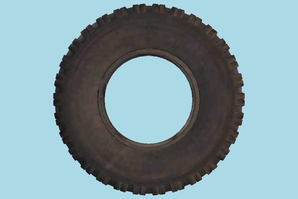 Wheel Tire 3d model